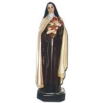 St. Therese Color Fiberglass Outdoor Statue, 32" (80 cm)