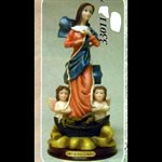 Mary, Untier of Knots Resin Statue, 4" (10 cm)
