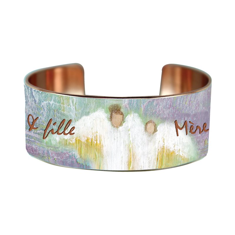 Copper bracelet ''Mère et fille'', French