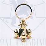 Lunule sur pied 6 1 / 8" (15.5 cm) Ht.