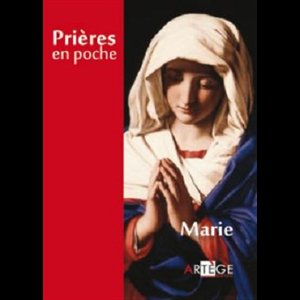 Marie : prières en poche 3'' x 4'' (7.6x10 cm)