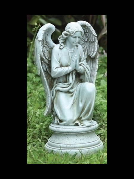 Statue Ange en prière 17.75" ( 45 cm) en résine