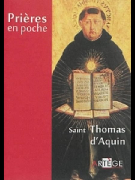 Saint Thomas d'Aquin : prières en poche 3'' x 4'' (French)