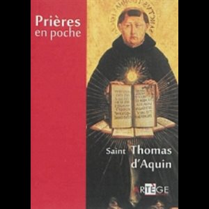 Saint Thomas d'Aquin : prières en poche 3'' x 4'' (French)