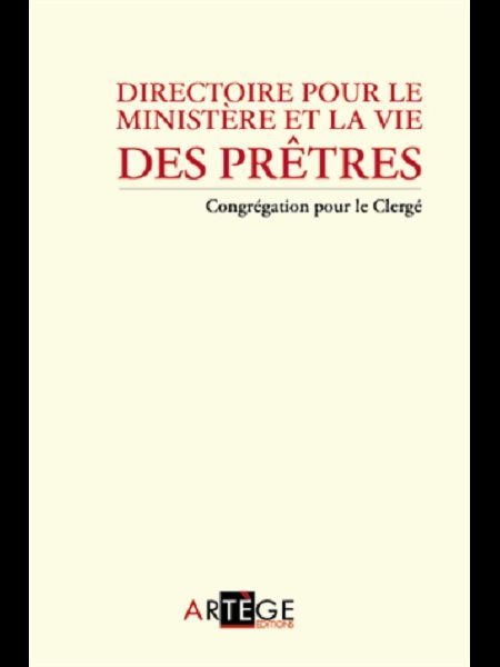 Directoire pastorale pour le Ministère et la vie des prêtres