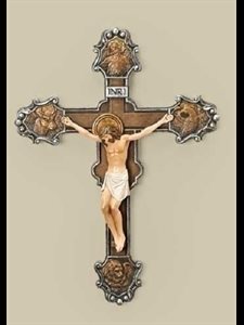 Resin Crucifix 10.25" (26 cm) Evangelist