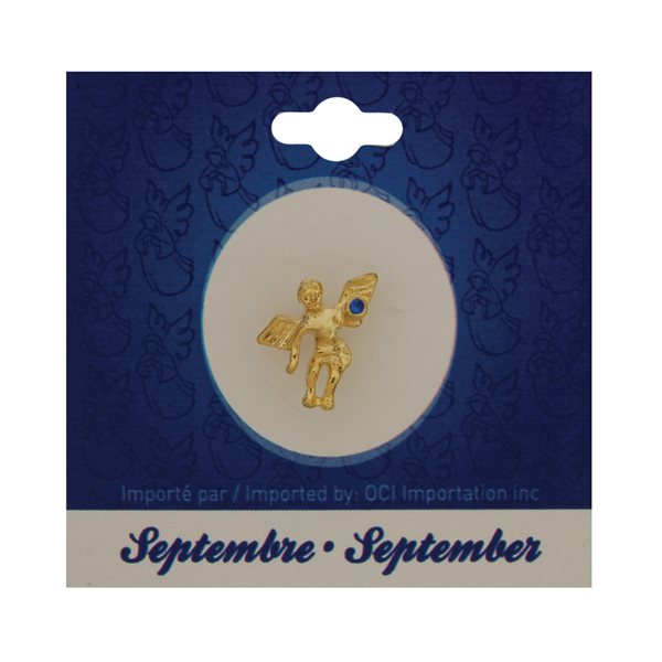 'Angel'' September Lapel Pin, Bilingual