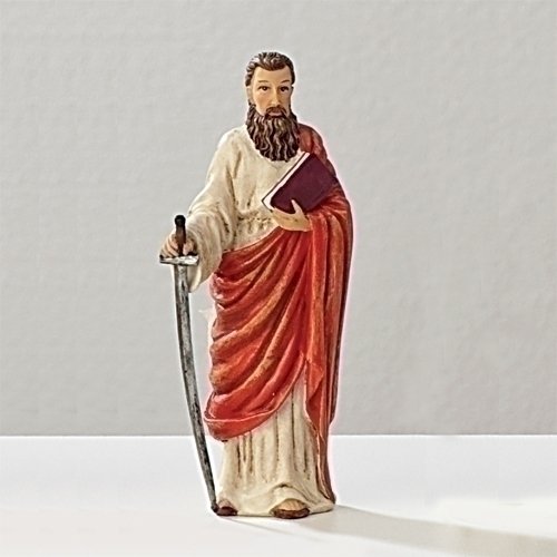 St. Paul Resin Statue, 3.5" (cm)