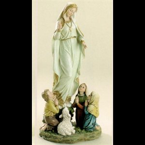 Our Lady of Fatima and Children's Statue, 12" (30.5 cm)