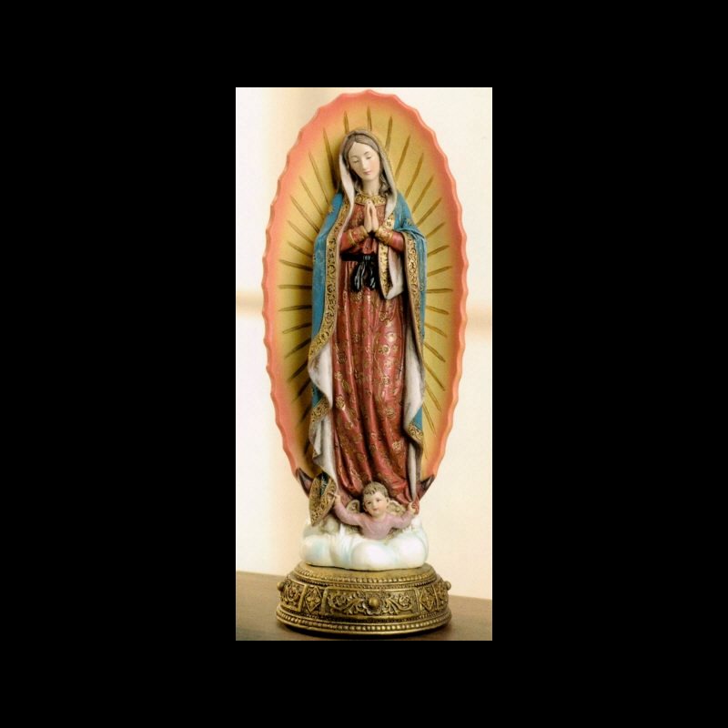 Our Lady of Guadalupe Statue 18.5" (47 cm) resin-stone