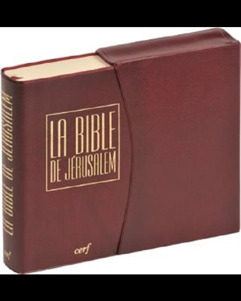 Bible de Jérusalem - Edition PVC Bordeaux (Format de poche)