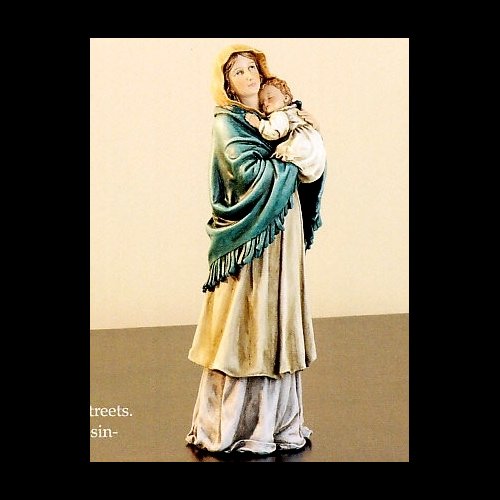 Madonna of the Streets Resin Statue, 9.25" (23.5 cm)