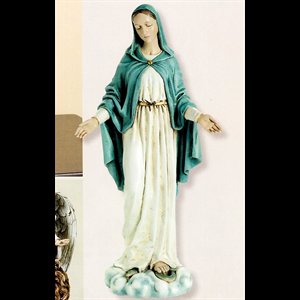 Our Lady of Grace Resin Statue, 23.5" (60 cm)