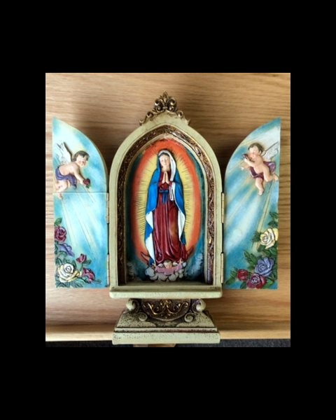 Madonna Tryptych 9" resin