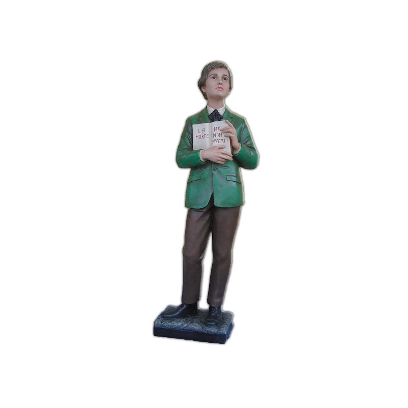 Statue ext. Saint Dominique Savio 50" (126 cm) FDV Couleur