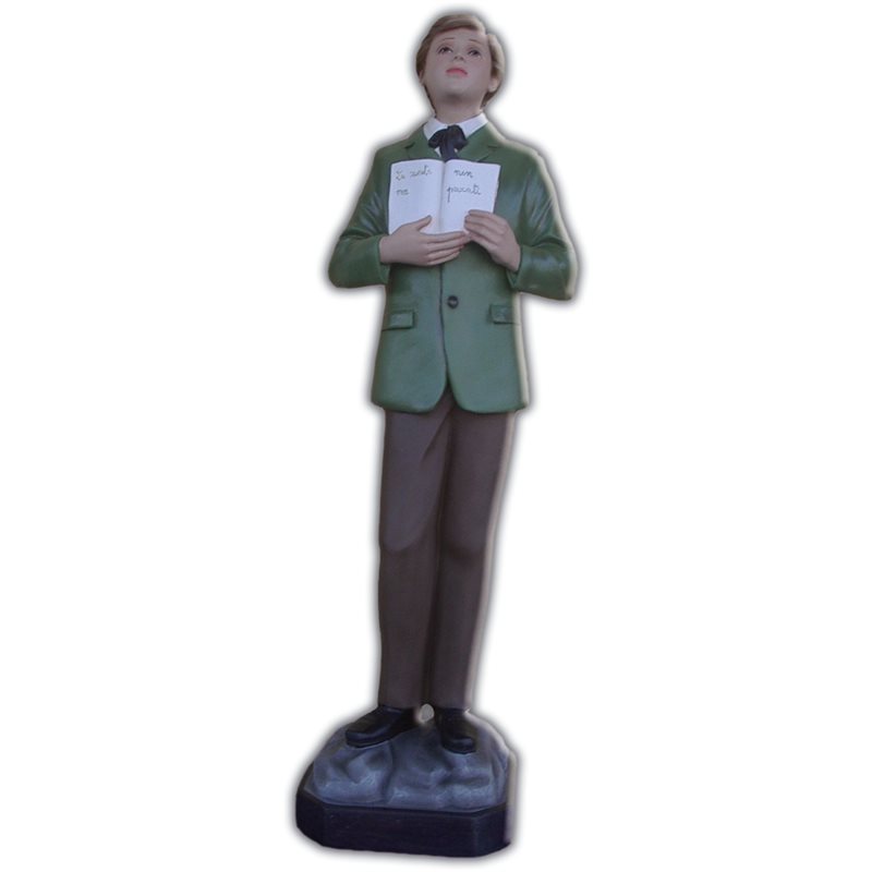 Statue ext. Saint Dominique Savio 24" (60 cm) en FDV Couleur