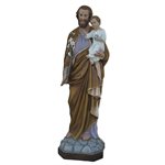 Statue ext. Saint Joseph 63" (160 cm) en FDV Couleur