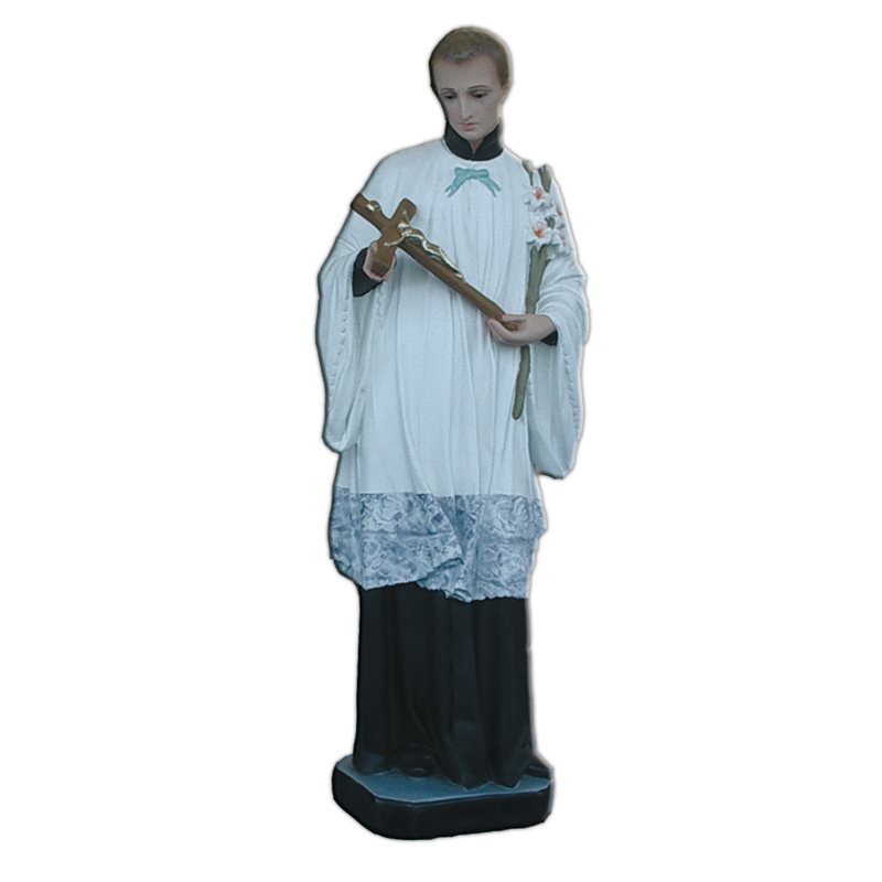 St. Louis Color Fiberglass Outdoor Statue, 24" (60 cm)