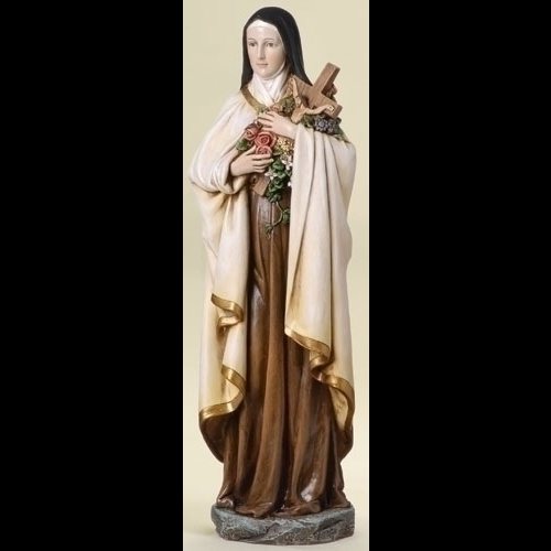 Statue Sainte Thérèse 14" (35.6 cm) en résine