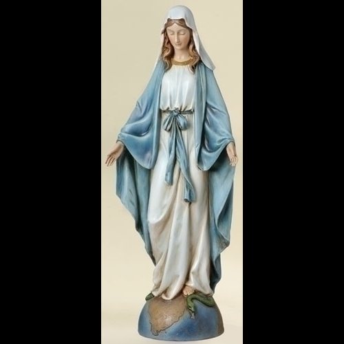 Statue Immaculée Conception 14" (35.6 cm) en résine