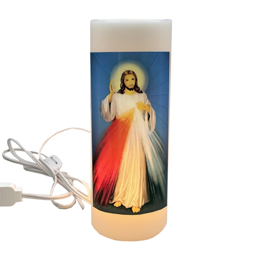 120v Electric Divine Mercy Night Light, 3'' x 8''