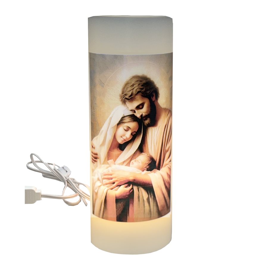 120v Electric Holy Family Night Light, 3'' x 8''
