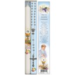 Ens. cadeau chapelet /  chandelle, PC, garçon, Français