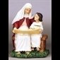 Statue Sainte Anne Enseignante 3.5" (9 cm) en résine