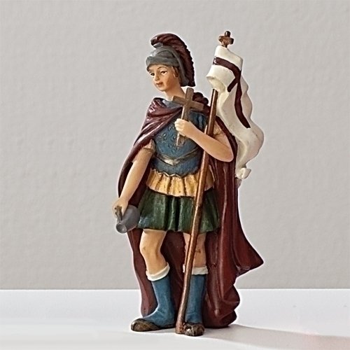 St. Florian Resin Statue, 3.5" (9 cm)