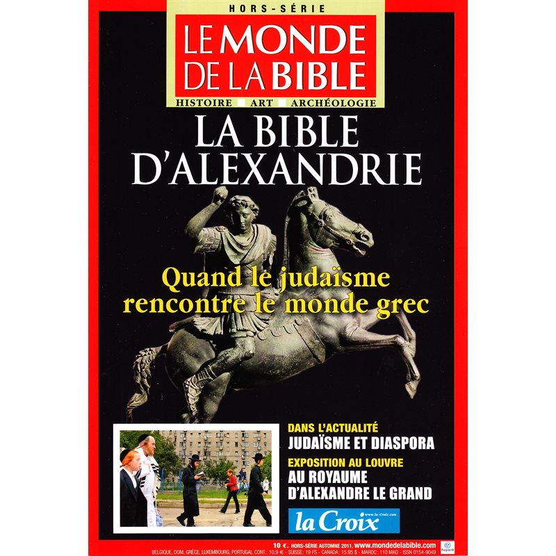 Revue La Bible d'Alexandrie (Qd judaisme rencontre le..Grec)