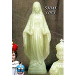Statue Immaculée Conception 10" (25.5 cm) fluorescente