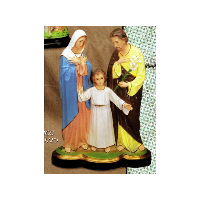 Statue Sainte Famille 16.5" (42 cm) en résine