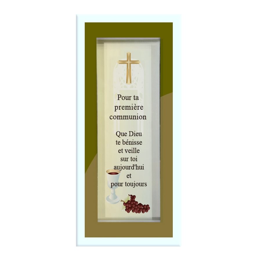 First communion mirror, 7'', F