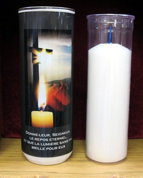 5 Days Candle of Decease Votive Glass Candles / ea