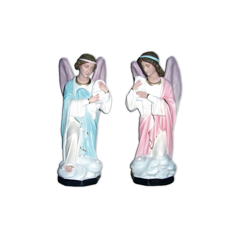 Statue ext. Anges à genoux PC 18" (45 cm) en FDV / pr