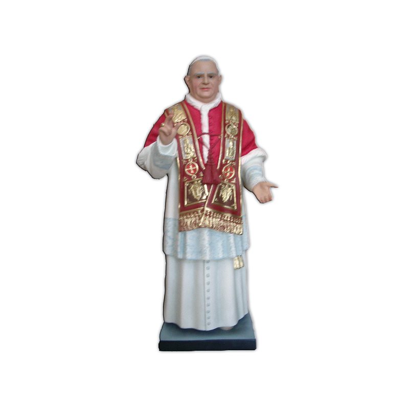 Pope John XXIII Color Fiberglass Outdoor Statue, 36" (90 cm)