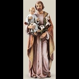 Saint Joseph Resin Statue, 6.25" (16 cm)