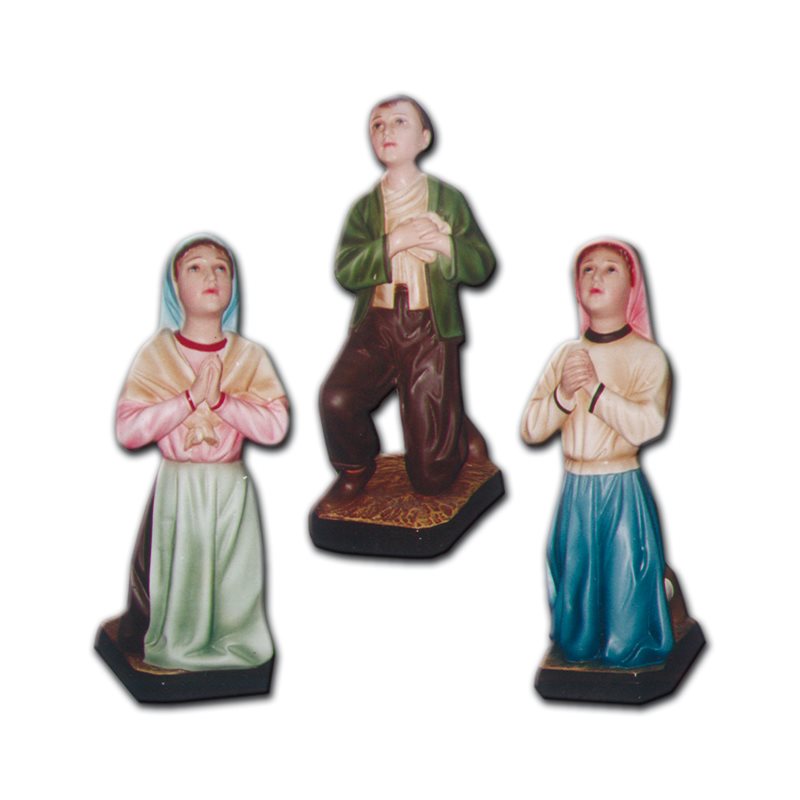 Statue ext. Enfants Fatima 16.5" (42 cm) en FDV / set de 3