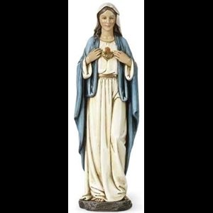 Immaculate Heart Mary Statue 10" resin