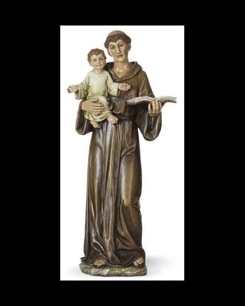 Saint Anthony Statue 14 1 / 2" resin