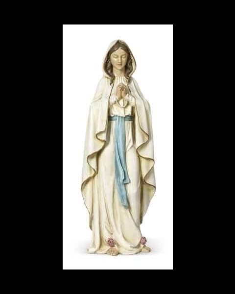 Our Lady of Lourdes Statue 24" resin