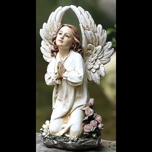 Statue Ange en prière 14" résine