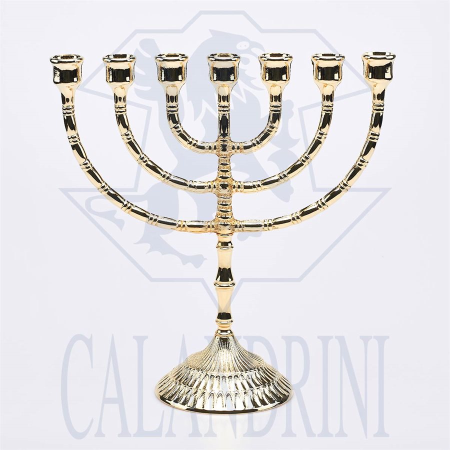 Menorah 11 1 / 8" x 10 1 / 4" (29 x 26 cm)