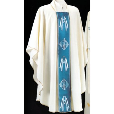 Chasuble #65-000005 mariale 100% polyester