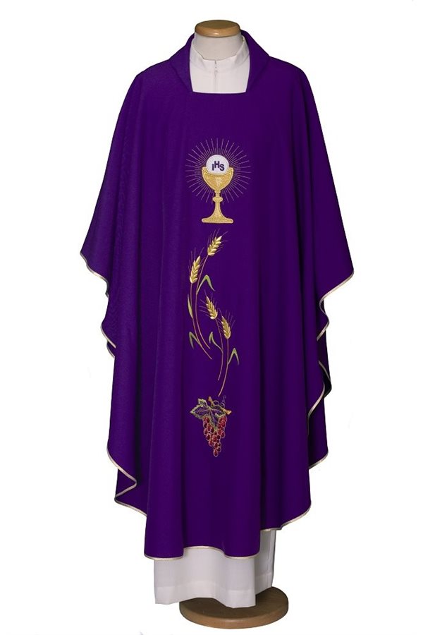 Purple Chasuble #65-000305 100% polyester