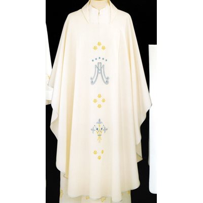 Chasuble #65-000348 marial 100% polyester