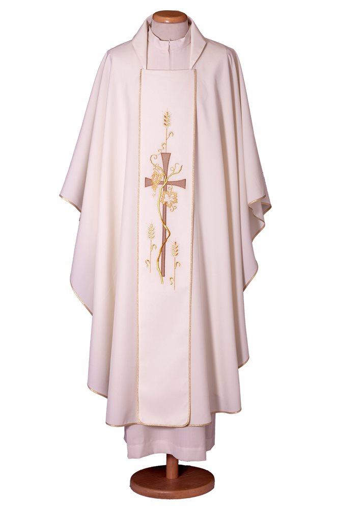 Chasuble Ivoire #65-002802 100% polyester Chasuble Ivoire #65-002802 100% polyester