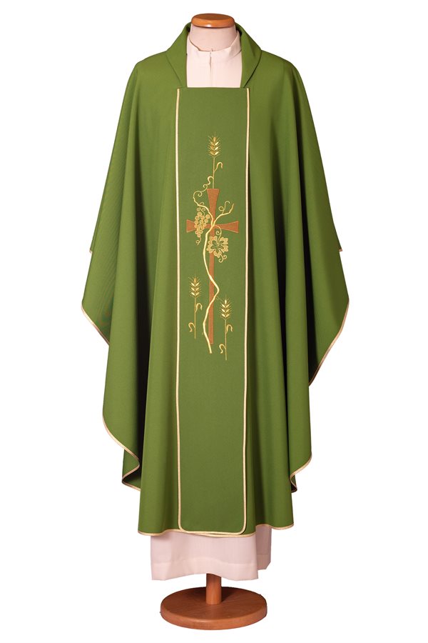 Chasuble Verte #65-002802 100% polyester