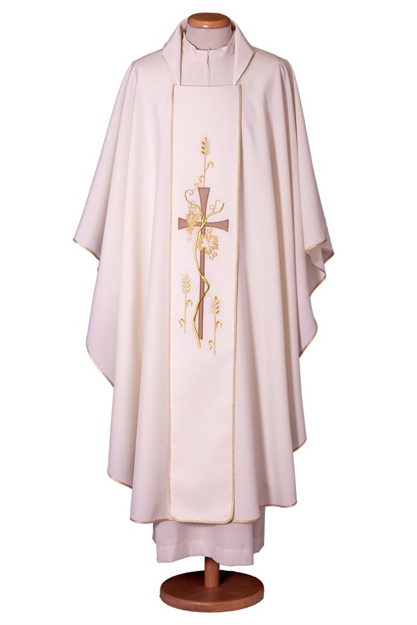Chasuble Ivoire #65-002802 100% polyester