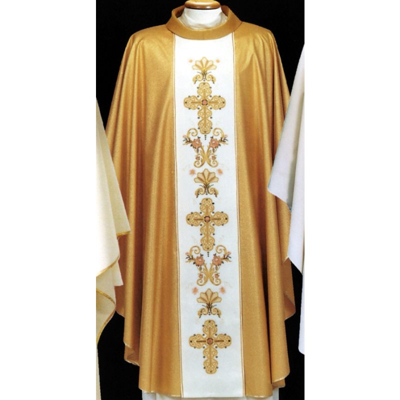 Chasuble #65-026326ORO doré 100% laine